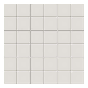 2x2 Architek Light Grey Matte Glazed Porcelain Mosaic