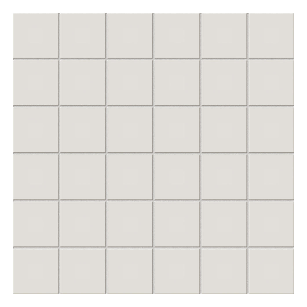 2x2 Architek Light Grey Matte Glazed Porcelain Mosaic