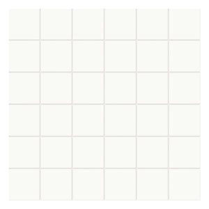 2x2 Architek White Matte Glazed Porcelain Mosaic