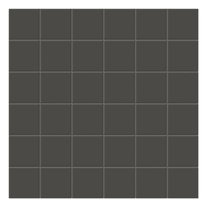 2x2 Architek Black Matte Glazed Porcelain Mosaic