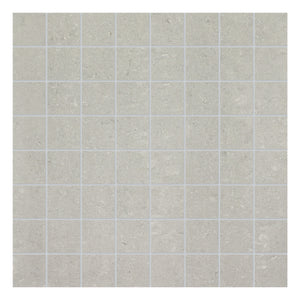 1.5x1.5 Manhattan Light Grey Porcelain Matte Mosaic