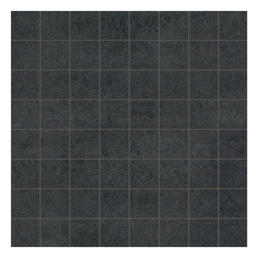 1.5x1.5 Manhattan Black Porcelain Matte Mosaic