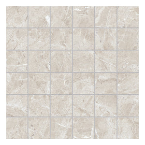 2x2 Bellera Beige Porcelain Matte Mosaic