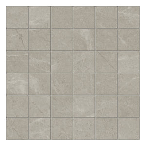 2x2 Natural Light Brown Porcelain Matte Mosaic