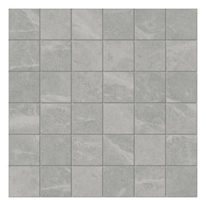 2x2 Natural Grey Porcelain Matte Mosaic