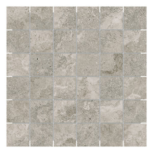 2x2 Spectacle Grey Porcelain Matte Mosaic