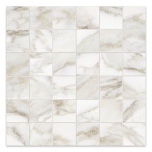 2x2 Antonella Southern White Porcelain Polished Mosaic