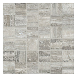 2x2 Antonella Grey Marmara Porcelain Honed Mosaic