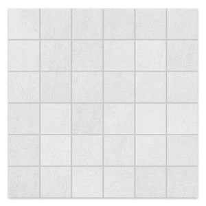 2x2 Teewater White Porcelain Matte Mosaic