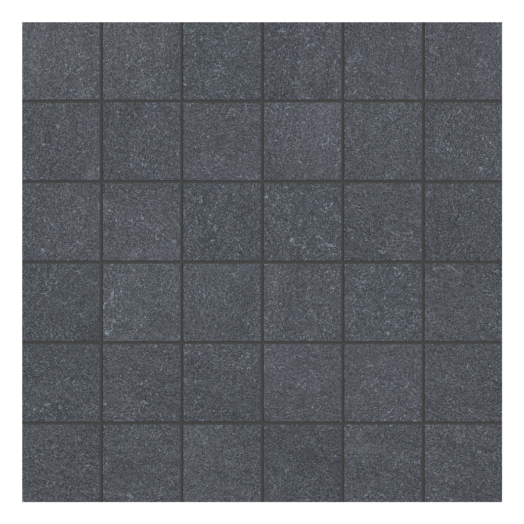 2x2 Teewater Black Porcelain Matte Mosaic