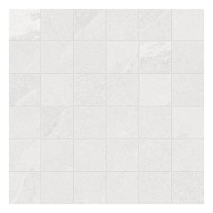 2x2 Nevado Light Grey Porcelain Matte Mosaic