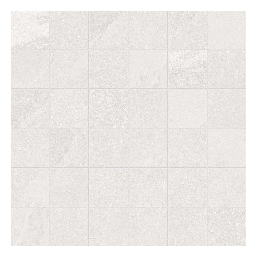 2x2 Nevado Light Grey Porcelain Matte Mosaic