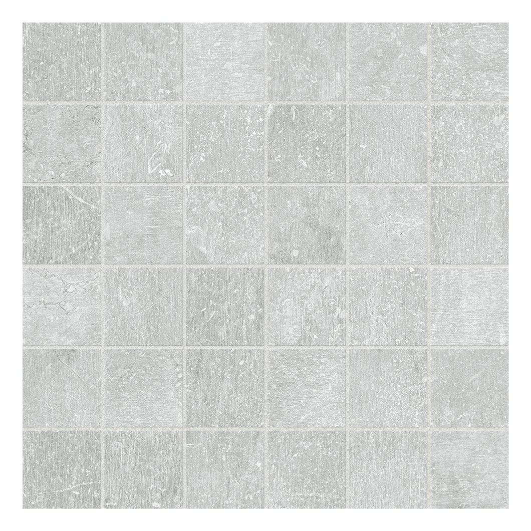 2x2 Illumina Light Grey Porcelain Matte Mosaic