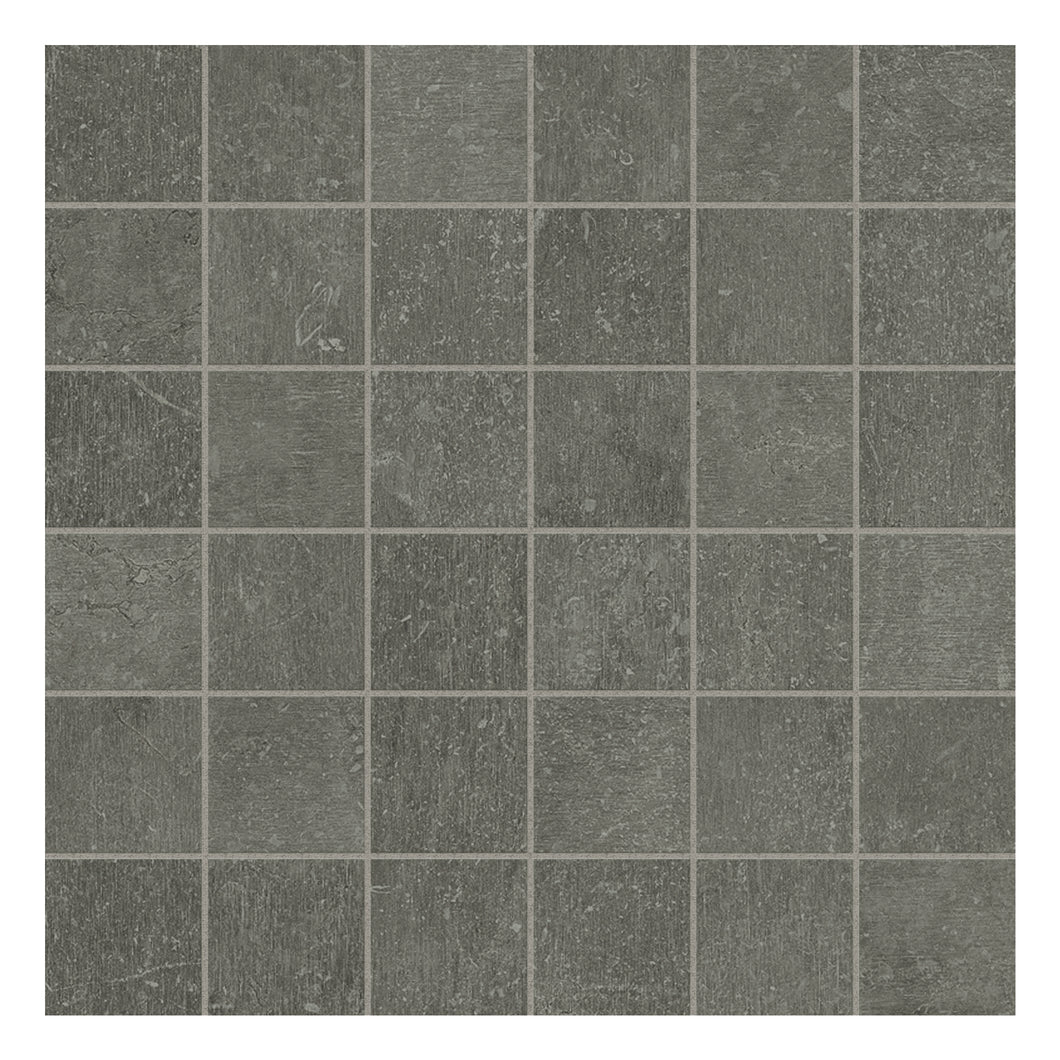 2x2 Illumina Black Porcelain Matte Mosaic