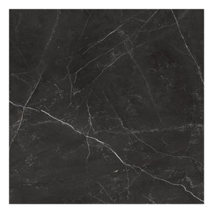 24x24 Antonella Black Night Porcelain Honed Tile