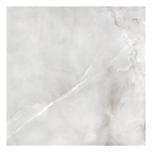 24x24 Antonella White Onyx Porcelain Polished Tile