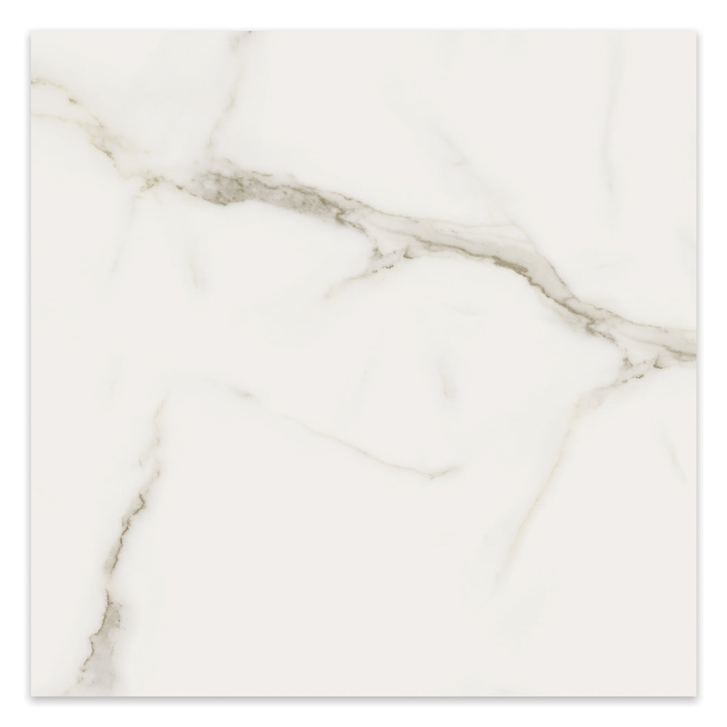 24x24 Chateau Calacatta Matte Rectified Glazed Porcelain Tile