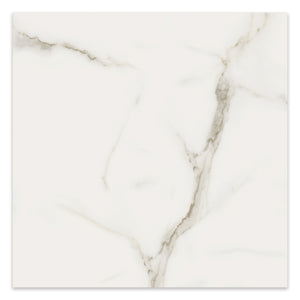 24x24 Chateau Calacatta Oro Polished Rectified Glazed Porcelain Tile