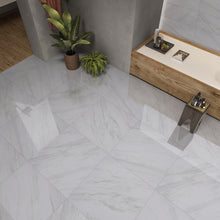 Load image into Gallery viewer, 12x24 Volakas White Porcelain Matte Tile
