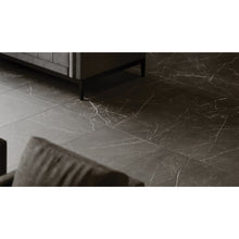 Load image into Gallery viewer, 24x48 Antonella Black Night Porcelain Honed Tile

