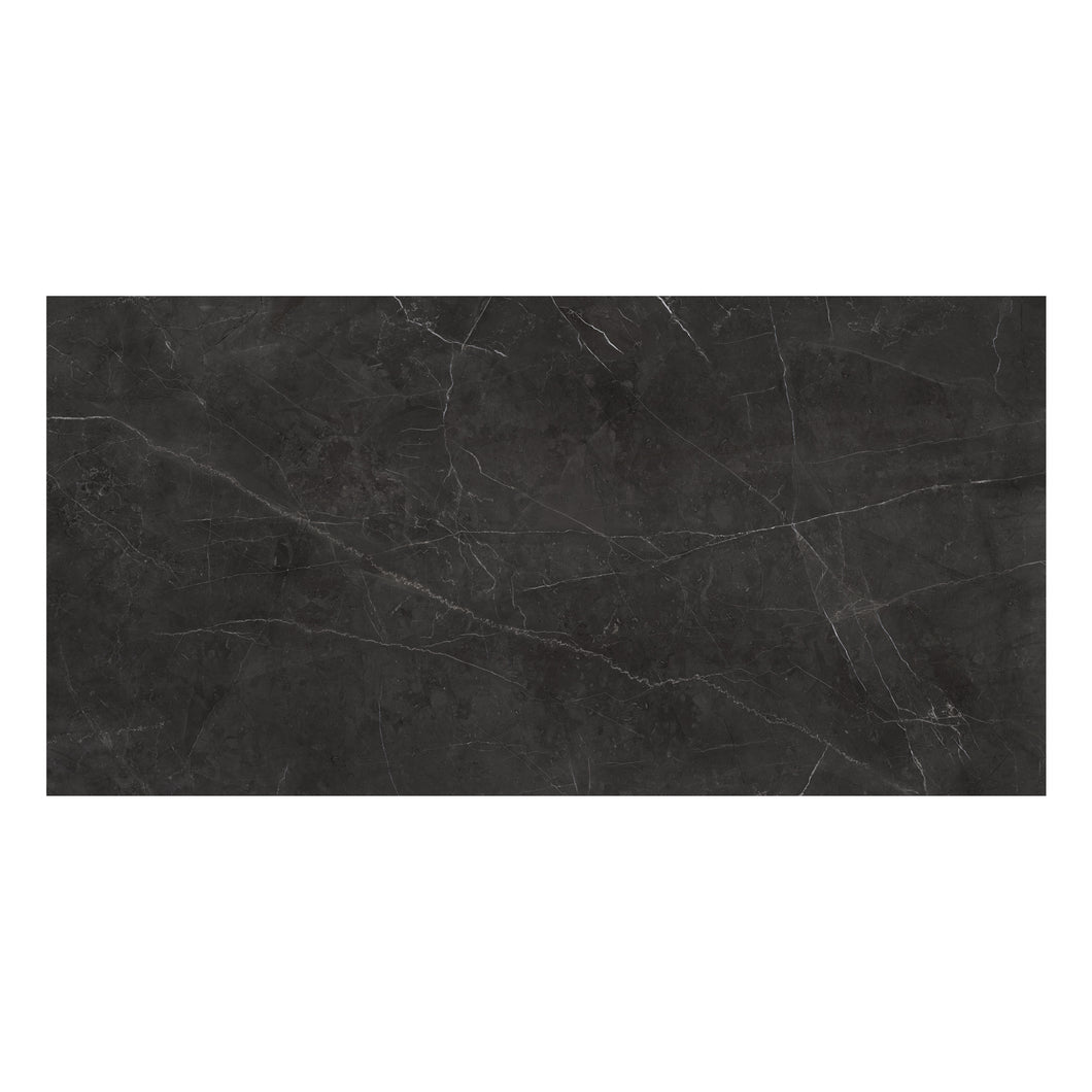 24x48 Antonella Black Night Porcelain Polished Tile