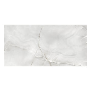 24x48 Antonella White Onyx Porcelain Polished Tile