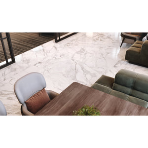 24x48 Antonella Southern White Porcelain Polished Tile