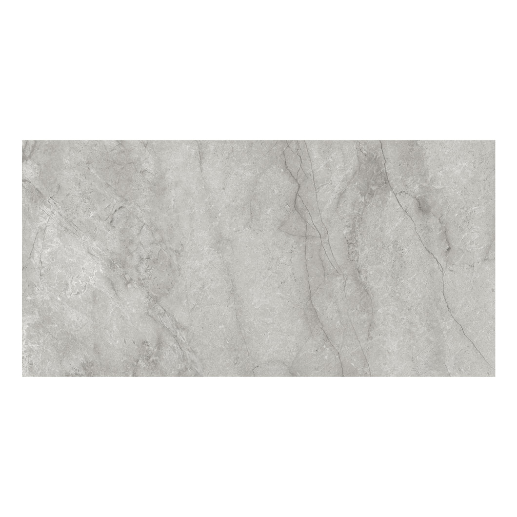 24x48 Antonella Marblito Silver Porcelain Polished Tile