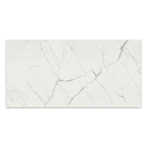 24x48 Chateau Statuario Venato Polished Rectified Glazed Porcelain Tile