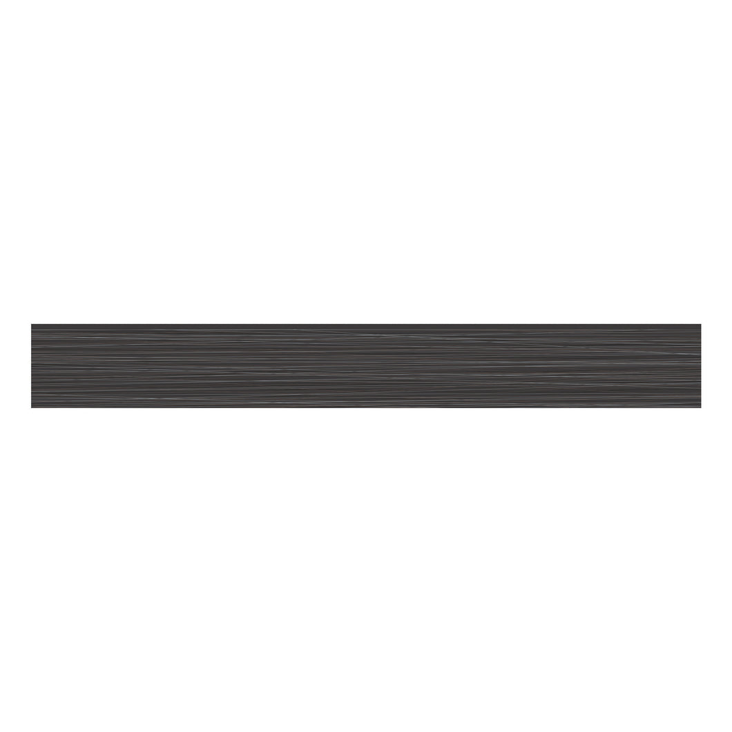 3x24 Strand Black Porcelain Matte Bullnose