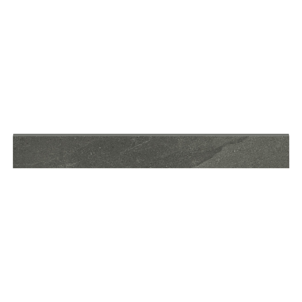 3x24 Nevado Black Porcelain Matte Bullnose