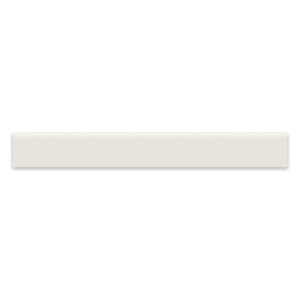 3x24 Kolortek Warm White Porcelain Polished Bullnose