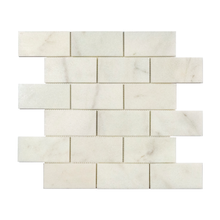 Load image into Gallery viewer, 2x4 Bianco Argento Marble Polished Mosaic FINAL SALE
