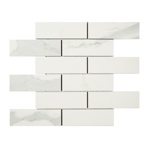 2x6 La Mallorca Milano Bianco Brick Matte Porcelain Mosaic