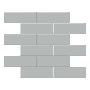 2x6 Architek De Azul Brick Matte Glazed Porcelain Mosaic