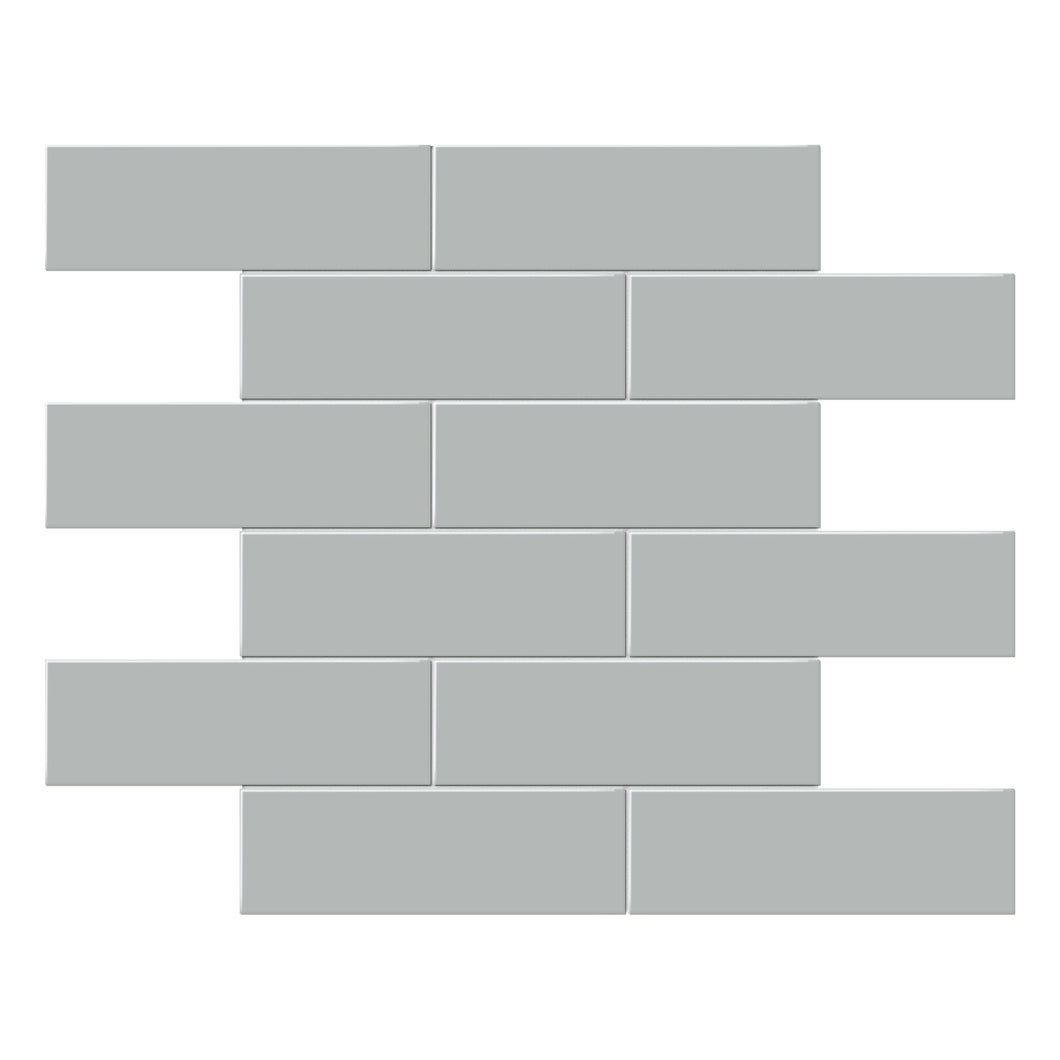 2x6 Architek De Azul Brick Matte Glazed Porcelain Mosaic