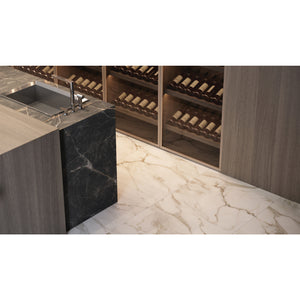 32x32 Antonella Roma Calacatta Porcelain Polished Tile