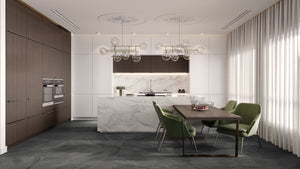 12x24 Amaritto Black Matte Rectified Color Body Porcelain Tile
