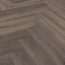 Load image into Gallery viewer, 8mmx133mmx665mm Herringbone Ferrara Laminate Final Sale
