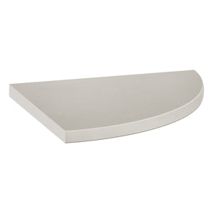 8.9 Grey Engineered Stone Polished Corner Shelf