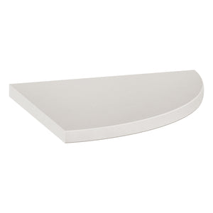 8.9 Light Grey Engineered Stone Polished Corner Shelf