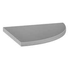 Load image into Gallery viewer, 8.9 Dark Grey Engineered Stone Polished Corner Shelf
