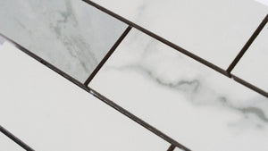 2x6 La Mallorca Milano Bianco Brick Matte Porcelain Mosaic