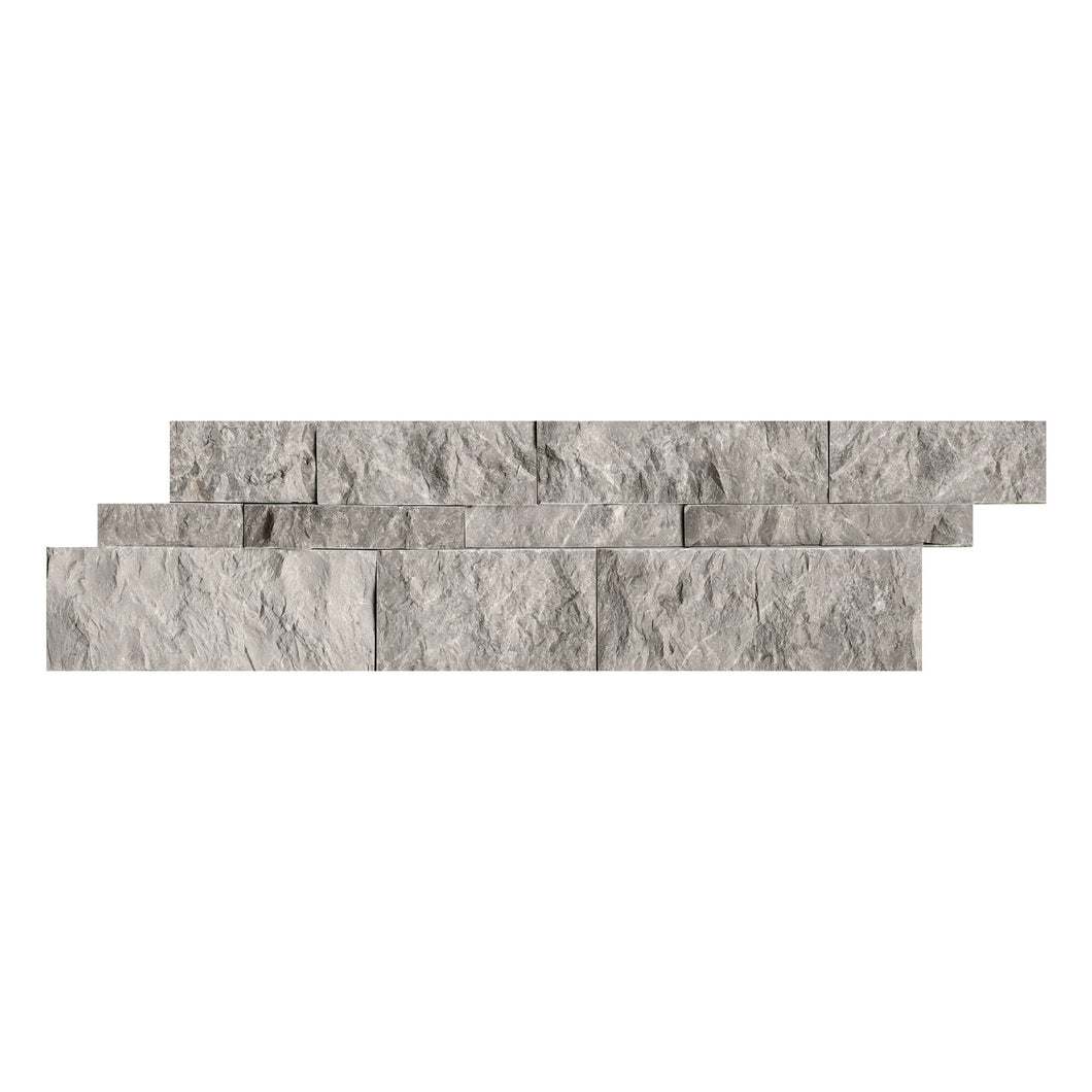 6x24 Tronador Grey Marble Split Face Ledgestone