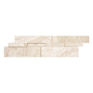 6x24 Emilia Beige Marble Honed Ledgestone