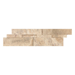 6x24 Picasso Travertine Honed Ledgestone