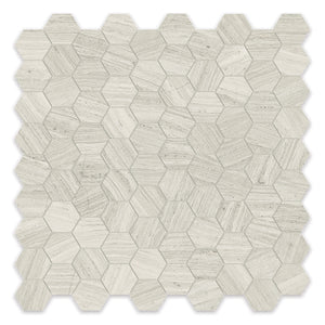 1.25x1.25 Hexagon Chateau Strada Porcelain Polished Mosaic