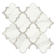 Load image into Gallery viewer, Arabesque Chateau Volakas Porcelain Polished Mosaic
