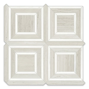 Piazza Chateau Strada Porcelain Polished Mosaic