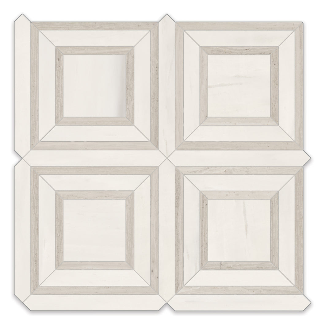 Piazza Chateau Suave Porcelain Polished Mosaic